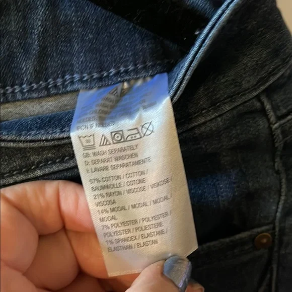 Belle by Kim Gravel Women's Blue Jeans- SZ 12- NWOT - Picture 3 of 6